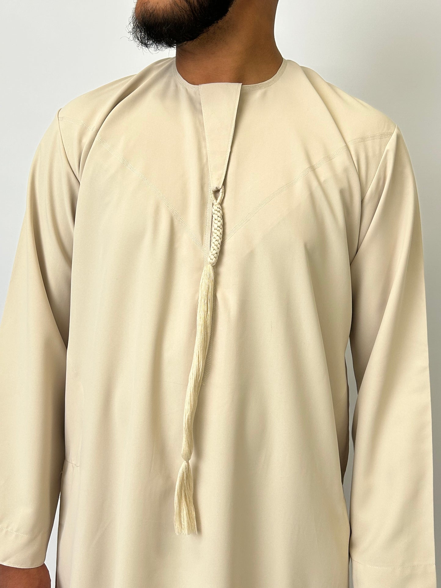 Luxus Emirati Thobe - Beige